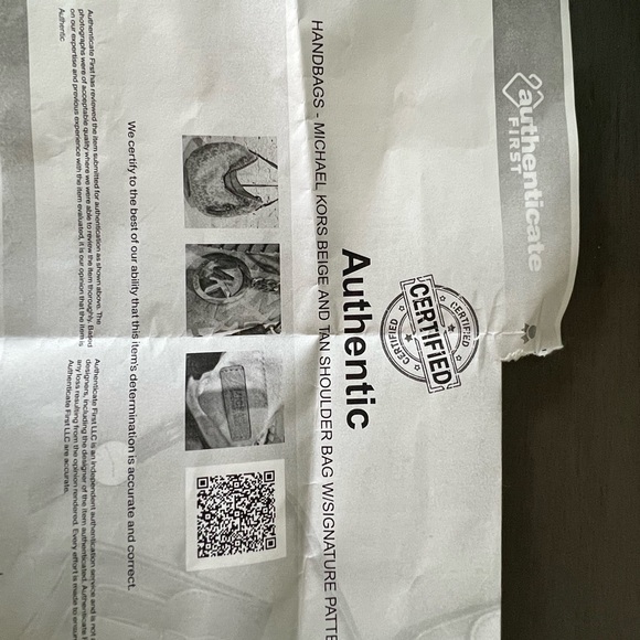 MICHAEL KORS Authentic Tan/Chestnut Monogram Hobo Shoulder Bag - Picture 8 of 8